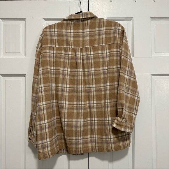 PRINCESS POLLY tan flannel - Picture 5 of 5